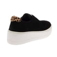 thumbnail image 2 of Dune London Womens Ethoss Leather Platform Trainers, 2 of 4