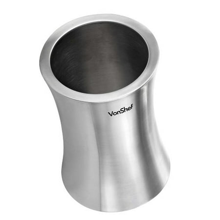 Wine Chiller Bucket - VonShef Double Walled Bottle Wine Chiller