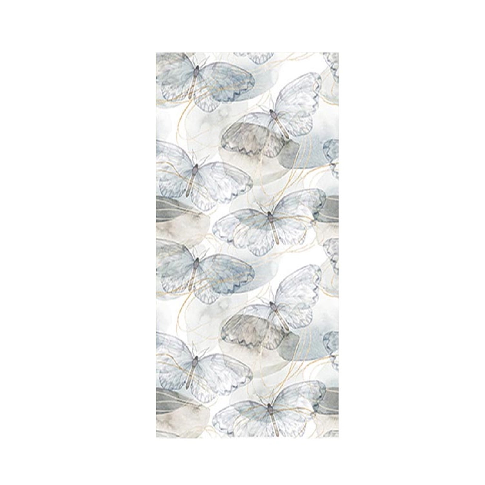 NEGJ Electrostatic Glass Stickers Glue Window Film Removable Colored