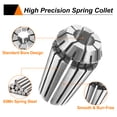 thumbnail image 3 of Uxcell 4pcs Spring Collet Chuck ER16 1/8" - 3/8" 65Mn Spring Steel Precision Router Collets for CNC Engraving Milling Lathe Tool, 3 of 6