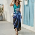 thumbnail image 5 of Octopus in The Mysterious Ocean Sleeveless Dress Female Clothing Dress Women Summer 2025 Dress, 5 of 6