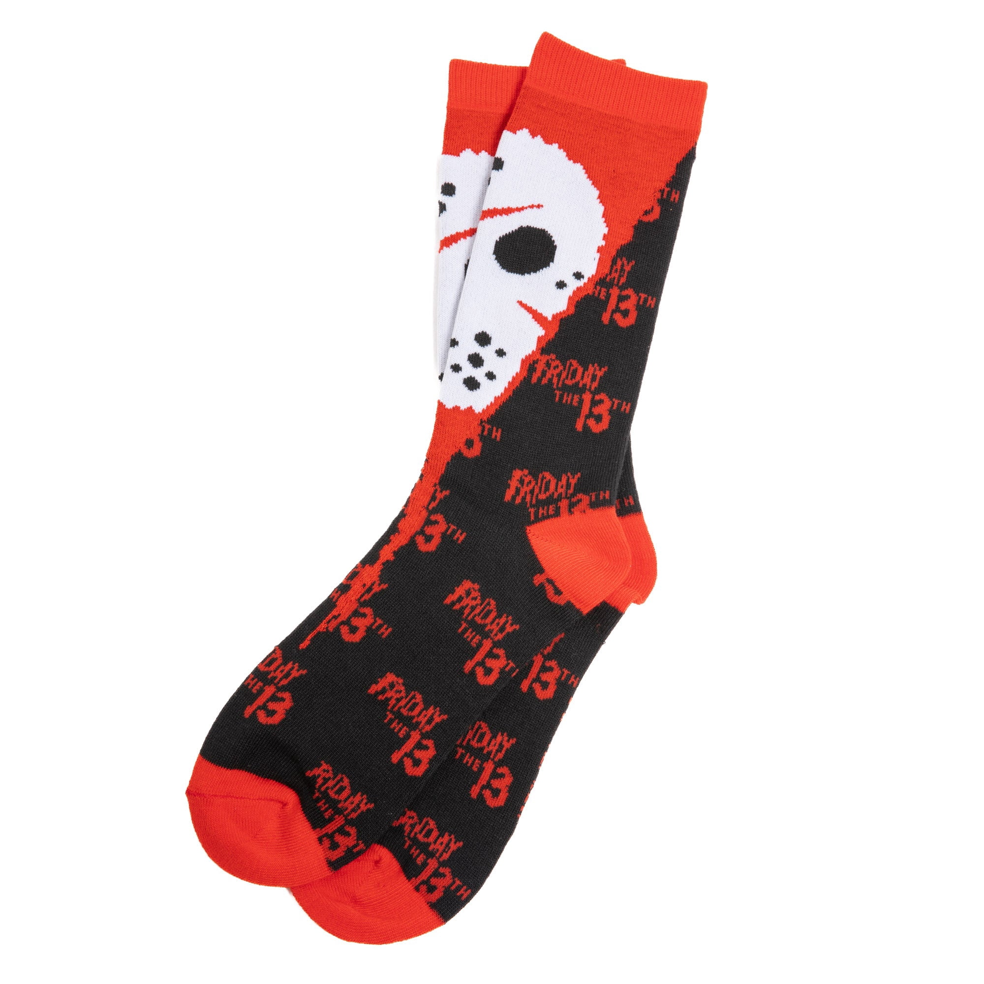 Friday the 13th Crew Socks in Blind bag which Frightening design will Your fate give you, one size fits most