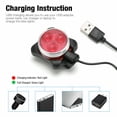 thumbnail image 4 of 2 Pcs Set | Bicycle Headlight + Warning Tail Light, Rechargeable LED Mountain Bike Light, Outdoor Cycling Emergency Light Accessories, 4 of 12
