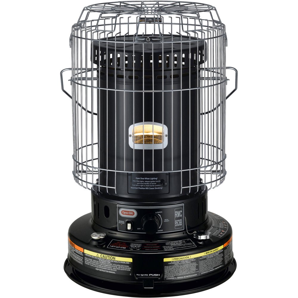 DynaGlo RMC95C6B 23,800 BTU Indoor Kerosene Convection Heater