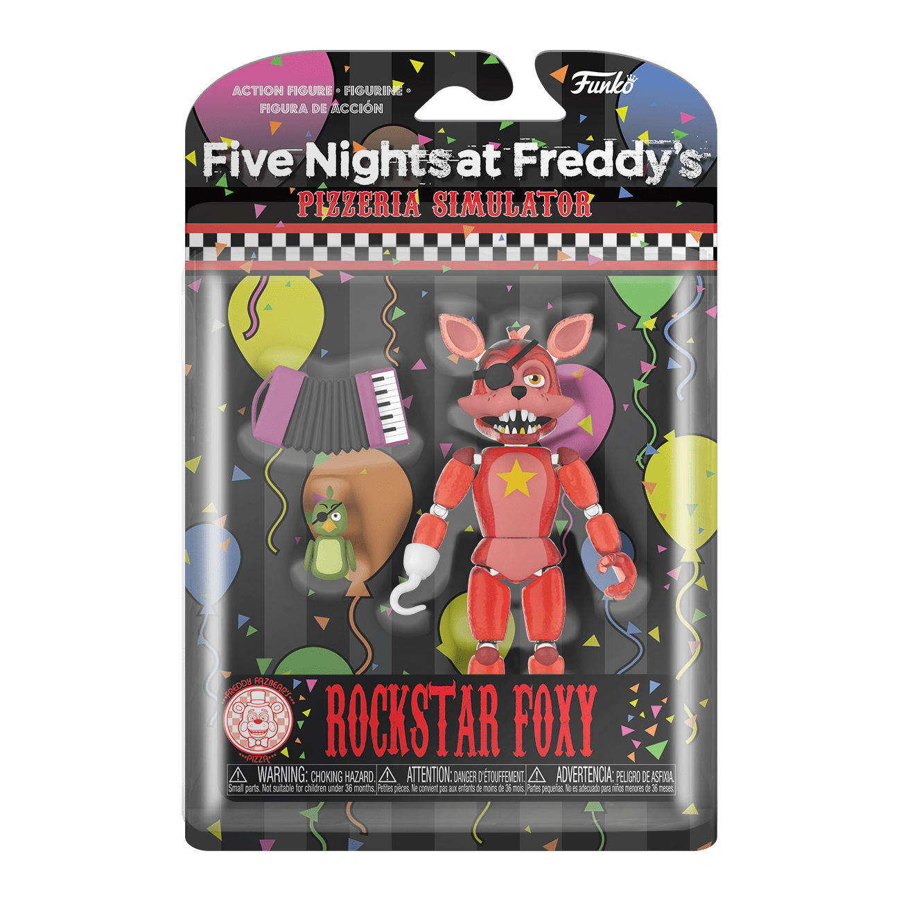 Five Nights at Freddy's Pizza Simulator Rockstar Foxy Action Figure