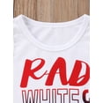 thumbnail image 4 of BemeyourBBs Toddler Baby Boys 4th of July Outfits Summer Clothes Patriot Fourth of July Independence Day Clothes Letters Print Sleeveless Shirt Vest Tank Top Star Stripes American Flag Shorts Set, 4 of 8