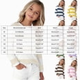 thumbnail image 3 of UAYOTSE Girls Kids Striped Long Sleeve Top Crew Neck Classic Print School Everyday Casual Outfit Fall,Sizes 18-24 Months, 3 of 7