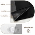 thumbnail image 6 of Modern Black Grey Round Area Rug 3.3Ft Washable Circle Rugs for Dining Room Table, Abstract Minimalist Geometric Plaid Non-Slip Carpet Floor Mats Indoor Outdoor Carpet Runner Aesthetic Home Decor, 6 of 8