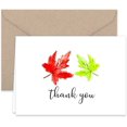 thumbnail image 5 of Fall Leaves Thank You Note s & Kraft Envelopes - 25 Pack, 5 of 5