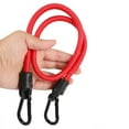 thumbnail image 4 of Necvior Luggage Strap Elastic Tie Strap String Tension Rope Expander with Hook, 60cm/120cm Size Bungee Cord with Carabiner Hook, 4 of 12