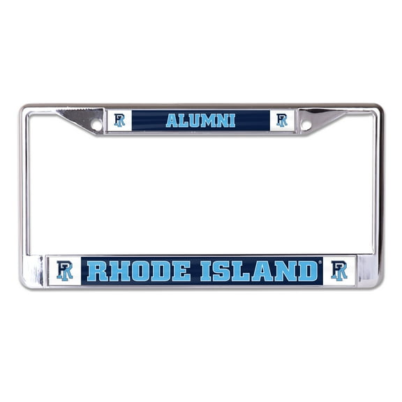 University of Rhode Island Alumni Glossy Print Chrome License Plate Frame