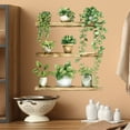 thumbnail image 4 of Green Plant Decoration Wall Sticker For Bedroom And Living Room Decoration, Pvc Material With High-Definition Printing Technology, Waterproof Moisture-Proof Easy To Install, 4 of 6