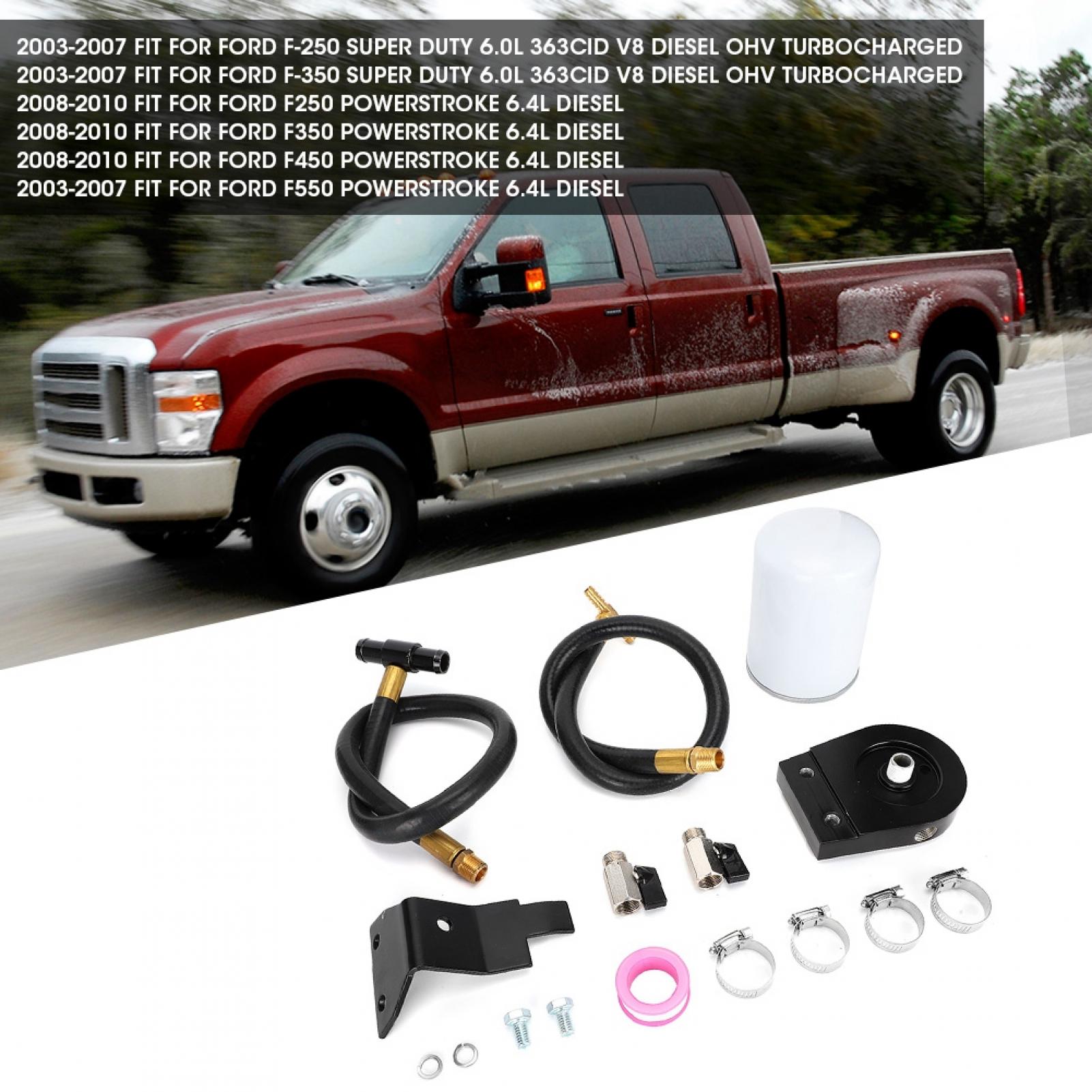 Kozecal Coolant Filtration System Filter Kit Fit For 6.4L Powerstroke ,Coolant Filter Kit