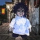 thumbnail image 5 of Muñeco Fantasma de Halloween, Decoración Aterradora y Embrujada, Sonido Luminoso, Efecto de Caminar Espeluznante, Decoración para Fiestas de Terror, Accesorio Sensible a La Voz, Funciona con Pilas, T, 5 of 7