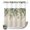 Light Beige Sage Green, variant on No Hook Shower Curtain, Spring Eucalyptus Shower Curtains for Bathroom with See Through Top Window, Summer Botanical Leaves Beige Watercolor Waterproof & Washable Bath Curtain Standard 72"x72"
