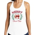 thumbnail image 2 of Coquette Merry Mama Tank Top Fitted Racerback Women's Medium Heather Grey, 2 of 5