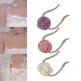thumbnail image 2 of Collar de cuero con colgante de gota de agua de tendencia, cadena para clavícula, cadena para el cuello sencilla --- Código de producto 48077, 2 of 4