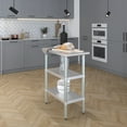 thumbnail image 6 of AmGood 30 in. x 15 in. Stainless Steel Table with Two Undershelves | Metal Utility Kitchen Prep Work Table | NSF, 6 of 9