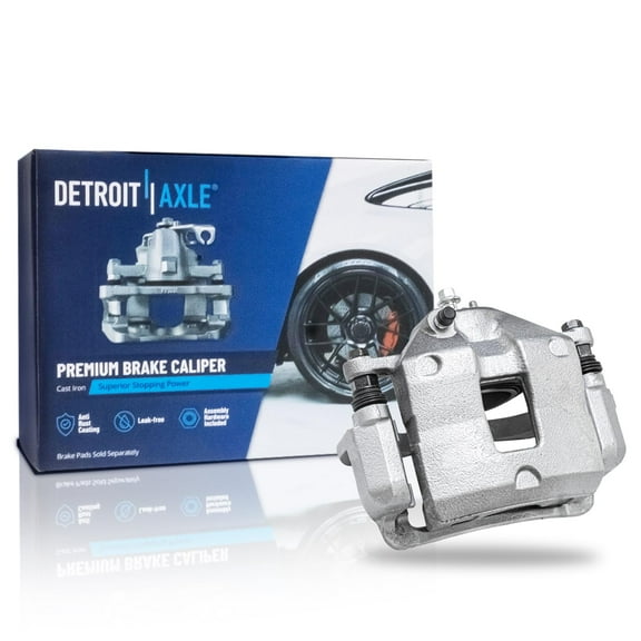 Detroit Axle - Front Right Disc Brake Caliper with Bracket Replacement for 2017-2020 Hyundai Elantra 1.4L 2.0L