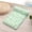 Green, variant on WEEEANT Pet Cooling Mat with Bolster Pillow for Dogs and Cats, Summer Sleep Bed for Indoor Use, Peach Pattern, Pink, Small, Portable Travel Mat for Pets