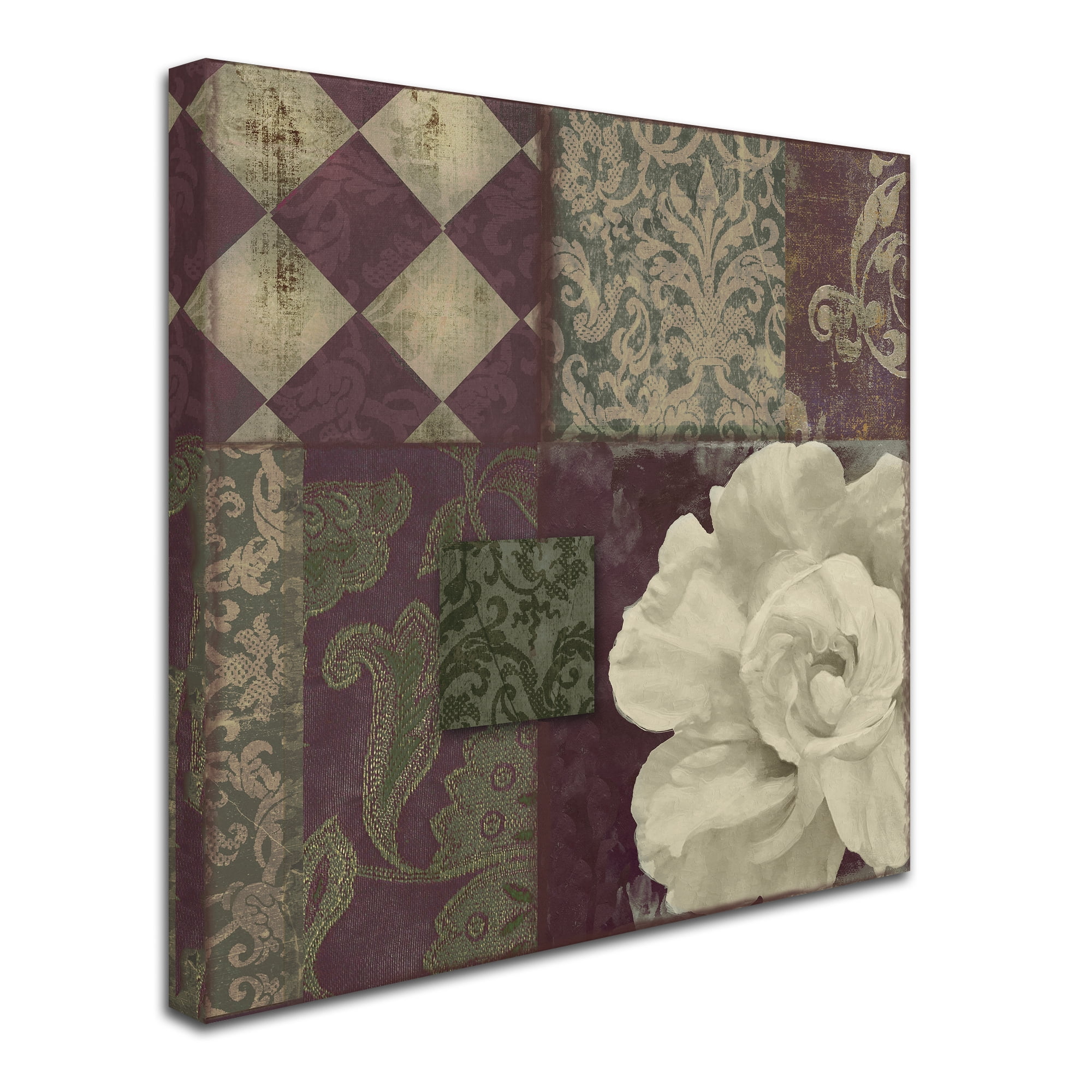 Trademark Fine Art "Patch Work Brocade II" Canvas Art by Color Bakery