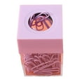 thumbnail image 2 of Clear Paperclip Holder Plastic Transparent Paper Clip Storage Organizer for School Office, 2 of 7