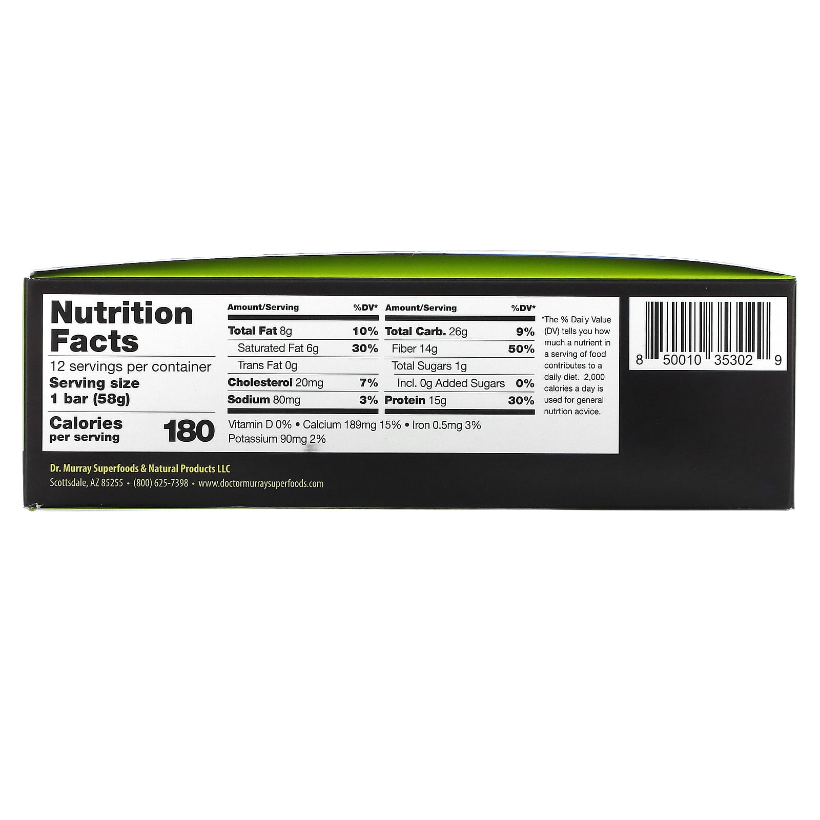 Dr. Murray's Super Foods, 3 Seed Protein Powder, Pumpkin + Flax + Sunflower, Vanilla, 2 lb (908 g)
