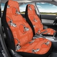 thumbnail image 3 of Psesaysky Polyester Car Seat Cover Set with Football Helmet Pattern, 2 Piece Elastic Interior Accessories for SUV and Van for Men and Women, 3 of 11
