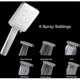 thumbnail image 3 of Shower Head, Bathroom Shower Head, Water Saving Shower Head Shower Head With 1.5m Tubya, 3 of 5