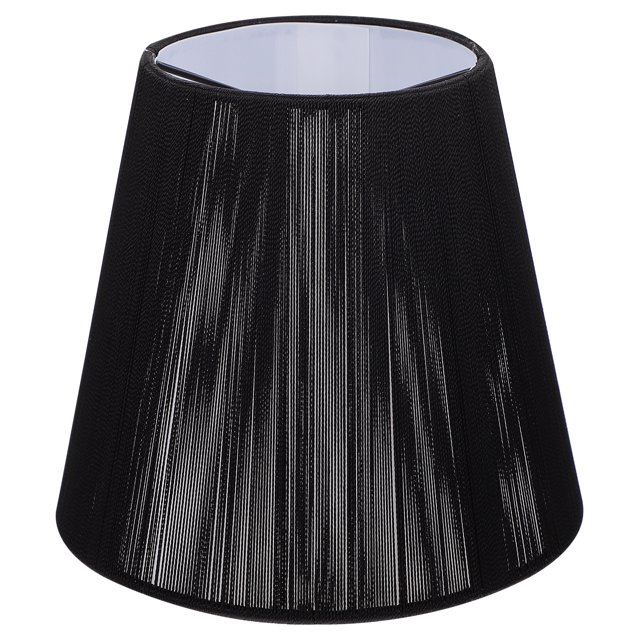 Shisuyan Fabric Light Shade Black 1Set 5.5x5.5x5.1in