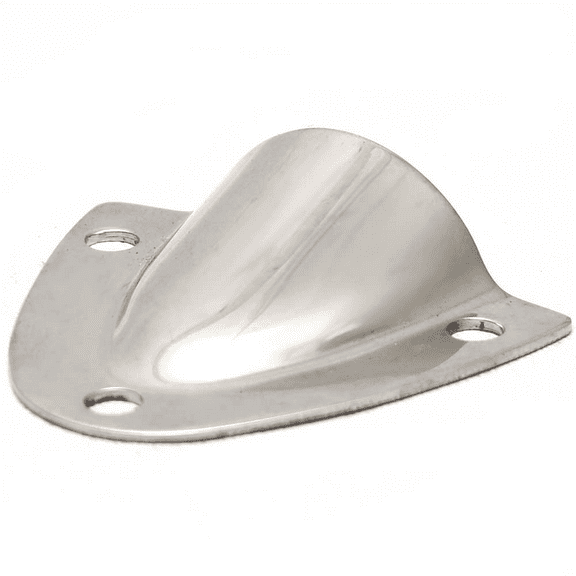 Boat Clamshell Vent Cover | 1 1/2 x 1 7/8 Stainless Steel