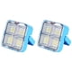 thumbnail image 1 of 2X LED Solar Recargable - Proyector Exterior USB, Potente Lámpara de Construcción con Proyector para una Mejor Visibilidad, 1 of 8