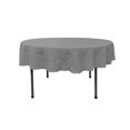 thumbnail image 1 of LA Linen TCpop72R-GrayDrkP12 Nappe en Popeline de Polyester, Gris Foncé - 72 Po. Rond, 1 of 2