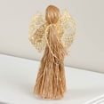 thumbnail image 4 of 2 Straw Angels with Wire Stand - Handcrafted Holiday Décor, 4 of 5