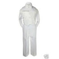 thumbnail image 4 of Infant Toddler Kid Boy Baptism White Shawl Lapel Formal Tuxedo Suit Stole Sm-20, 4 of 4