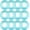 Blue, variant on 12 Pcs Summer Swim Rings with Glitter Fun Inflatable Pool Float Round Shaped Swimming Pool Tubes for Beach Party Supplies(Blue,23.6" l X 23.6" w)