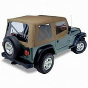 Pavement Ends The Replay Soft Top with Clear Windows and Upper Doorskins (Spice) - 51131-37 Fits select: 1997-2006 JEEP WRANGLER / TJ