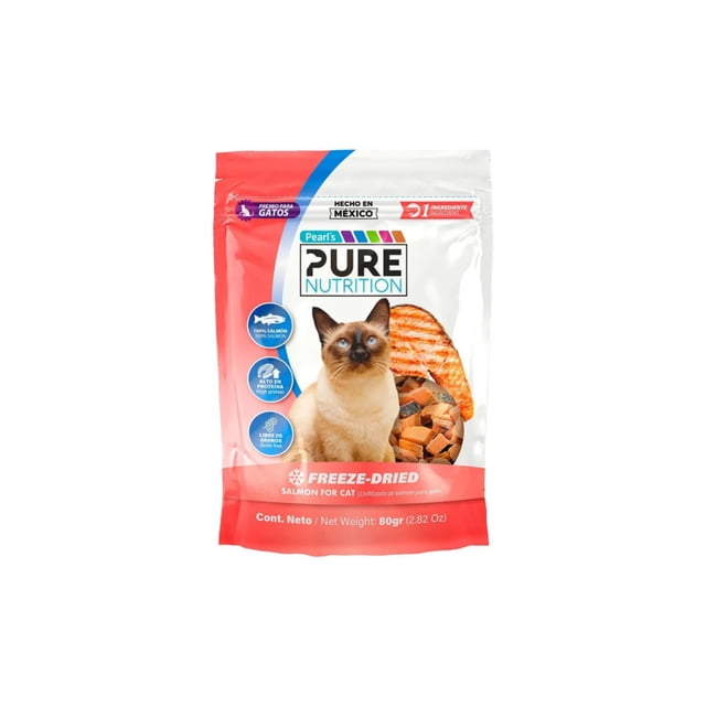 Pearl's Pure Nutrition Liofilizado De Salmón Para Gato 80 g