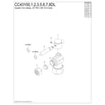 thumbnail image 3 of Kingston Brass CC43107DL 1/2-Inch FIP x 3/8-Inch O.D. Comp Quarter-Turn Angle Shut-Off Valve in Brushed Brass, 3 of 4