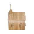 thumbnail image 3 of FixtureDisplays® Church Steeple Box Collection Box Tithing Donation Box Fundraising Charity Box With Cross 21397-C, 3 of 6