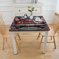thumbnail image 3 of HAOXIT Square Table Decorations- American Flag Table Cover Decorations 60''x60'', 3 of 7