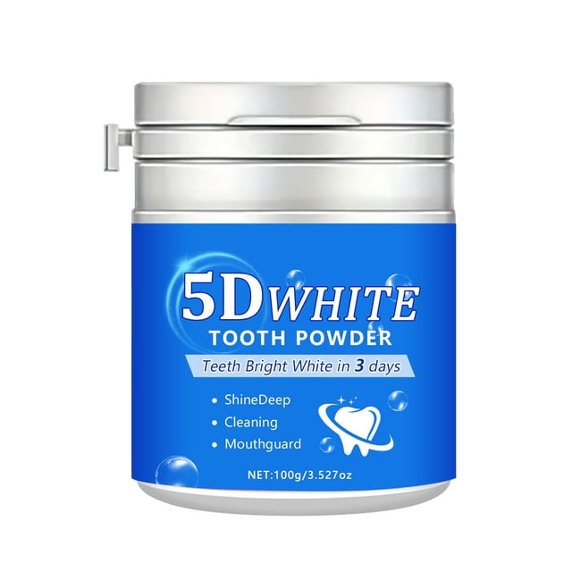 Pasta de dientes, Pasta de dientes blanqueadora, Polvo blanqueador de dientes Limpieza bucal Eliminación de manchas Polvos blanqueadores de dientes 100 g Limpieza dental