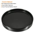 Unique Bargains Round Ceramic Plant Pot Saucer Flower Drip Tray for
