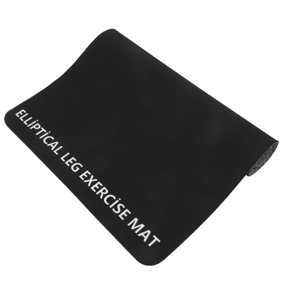 KAKOWELY Anti Vibration Exercise Mat Black PU Shock Absorbing Floor Protector Pad