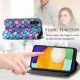 thumbnail image 3 of Compatible With Samsung Galaxy A13 5g Case Colorful Wallet Card Slot Pu Leather Kickstand Magnetic Rfid Blocking Cover, 3 of 3