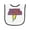 White and Black, variant on Inktastic These Fools Put My Cape on Backwards&reg; Superhero Baby Terry Cloth Bib