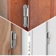 thumbnail image 5 of 2 piezas de bisagras de acero inoxidable, bisagra de puerta atornillable, bisagra atornillable para puertas, bisagras de renovación, 5 of 5