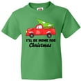 thumbnail image 3 of Inktastic I'll Be Home for Christmas Truck with Tree Youth T-Shirt, 3 of 5