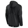 thumbnail image 3 of Men's Nike Black Minnesota Twins Authentic Night Game Performance Half-Zip Windbreaker, 3 of 3