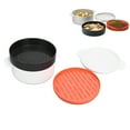 thumbnail image 2 of Microwave Oven Special Lunch Box 4 Layer Round Microwave Steaming Container For Kitchen Microwave, 2 of 14